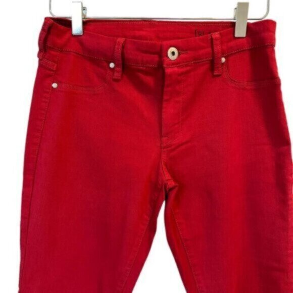 BLANKNYC | Women's Red Zipper Closure Stretch Jeans Size 30 - Picture 6 of 9